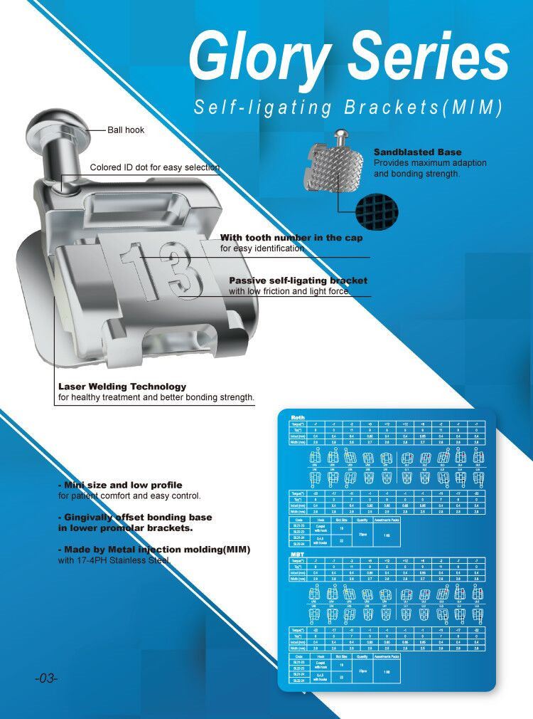 metal self ligating Brace