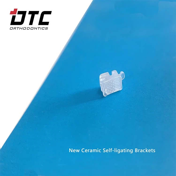 dental ceramic self ligating brackets