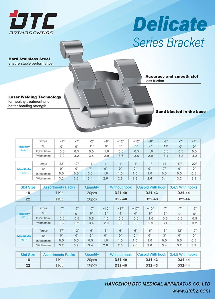 Orthodontic Metal bracket