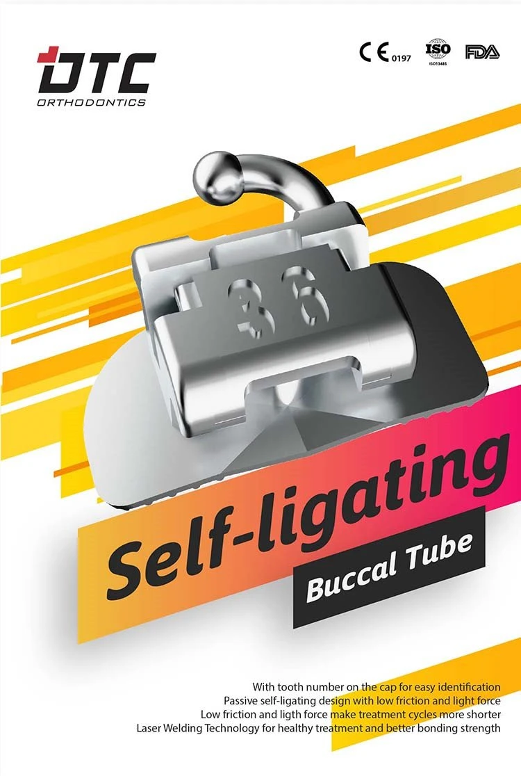 Bondable Self-ligating buccal tubes