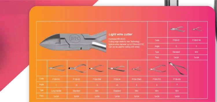 orthodontic light wire cutter