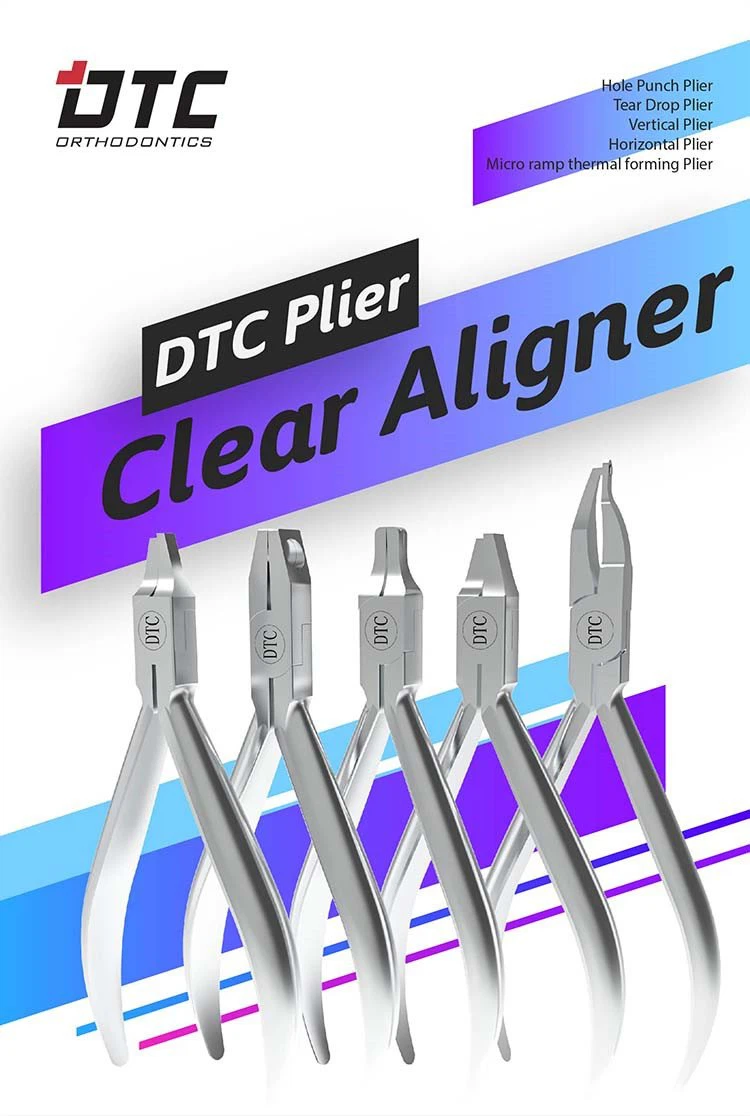 Clear aligner plier