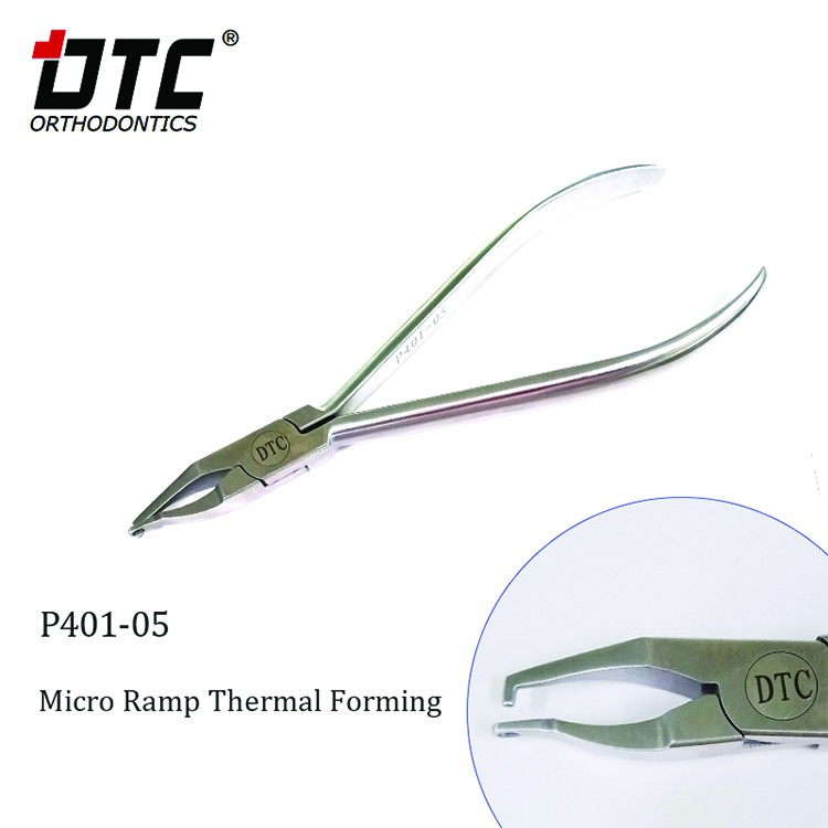 Dental Micro ramp thermal forming Pliers