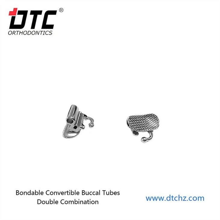 convertible double combination buccal tubes