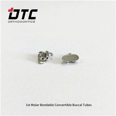 Dental MIM Convertible Buccal Tube Double Combination